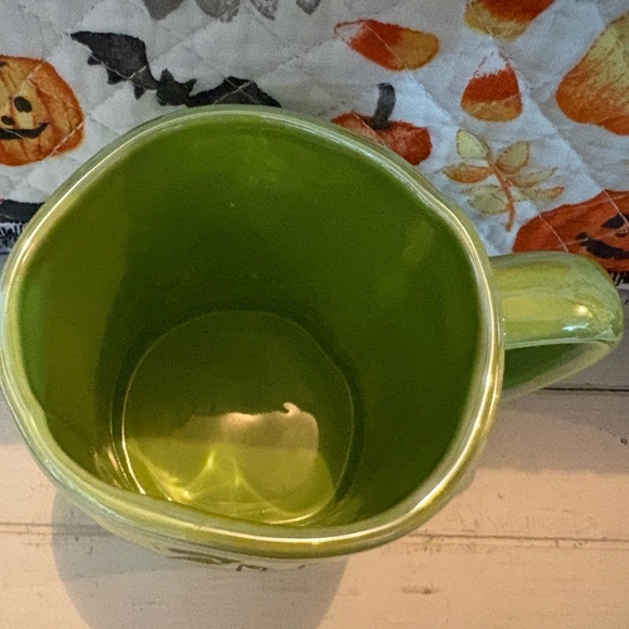 Rae Dunn Iridescent Green Creep It Real Mug - Picture 4 of 4